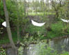 Aussetzung – 03/2002 – Eisen, Gewebe – 350 × 70 × 70 cm