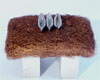Kupferhaar – 1999 - 2002 – Kupfer, Messing, Holz – 40 × 70 × 30 cm